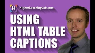 HTML Table Caption Defined amp Explained [upl. by Narik592]