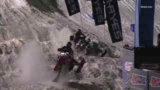 Snocross Round 14 Pro Highlights  Duluth MN Race 2 of 3 [upl. by Kohn]