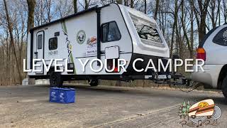 How to level your camper using Lynx branded blocks and chocks [upl. by Zaob632]