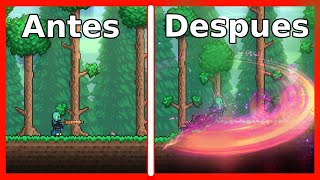 ✅⭕💚💚Estos mods harán que tu terraria se vea impresionante💛💛⭕✅ [upl. by Lainahtan397]