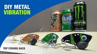 DIY faça você a isca LURE METAL VIBRATION  pesca muito [upl. by Neyr273]