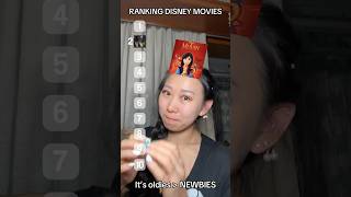 Blind RANKING DISNEY MOVIES shorts [upl. by Mendive]