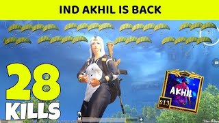 IND AKHIL  BGMI NEW UPDATE GAME PLAY [upl. by Dyob]