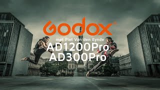 Godox AD1200Pro amp AD300Pro BTS met Piet Van den Eynde [upl. by Alodie]