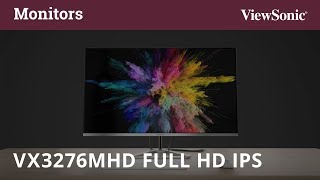 ViewSonic VX3276MHD Full HD IPS Monitor [upl. by Merce]