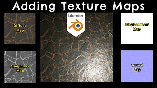 How to add PBR Textures in Blender 42 [upl. by Bland]