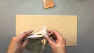 Painting in acrylics  Art Instruction  Priming a Board [upl. by Rivers]