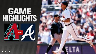 Dbacks vs Braves Game Highlights 4724  MLB Highlights [upl. by Ttergram306]