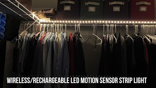 Rechargeable motionactivated LED strip lights  brilliant idea [upl. by Abbey284]