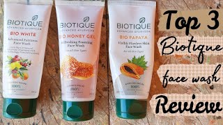 Biotique All Face Wash Review  Biotique face wash for all skin types  Best Biotique Face Wash [upl. by Merta924]