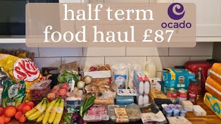 £87 FAMILY OF 8 HALF TERM GROCERY HAUL amp MEAL PLAN  AUGUST 2024 [upl. by Luaped720]