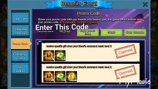 Clash of Zombies 2  Latest Promo Code NEW [upl. by Aslehc]