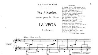 Isaac Albéniz La Vega 1897 [upl. by Adrell]