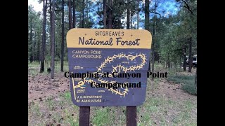 Fun Camping at Canyon Point Campground in AZ [upl. by Enajyram]