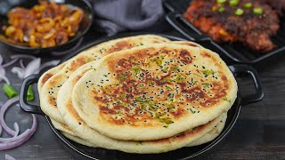 Naan Roti Recipe in 15 mins  Naan Rooti Recipe Without Yeast  Toasted [upl. by Dalli]