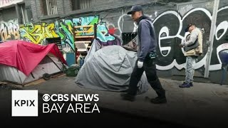 Tents return to SF streets cleared in homeless sweep [upl. by Reitman]