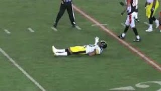 Ryan Shazier Suffers Back Injury  Possibly Paralyzed HD [upl. by Arimaj]