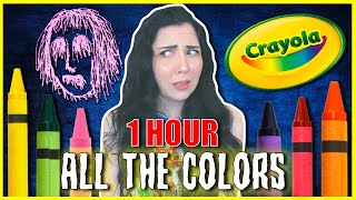 1 Hour Of EVERY SCARY CRAYON COLOR Legend Ever Told [upl. by Mckale]