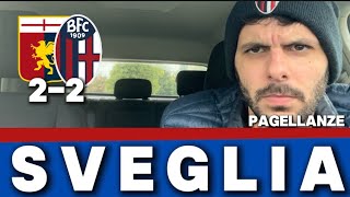 GENOA BOLOGNA 22 PAGELLANZE ❤️💙 BASTA ALIBI SVEGLIARSI E DARE DI PIÙ [upl. by Adonis]