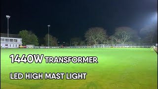 Best lighting for football stadiums 1440W 20pcs LED Sports Lights [upl. by Blood]