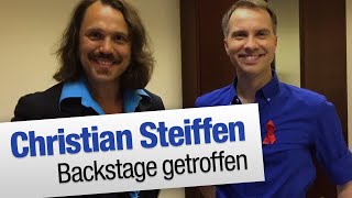 Christian Steiffen Backstage getroffen  jungsfragende [upl. by Idnerb31]