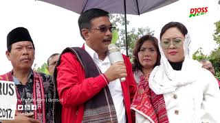 Djarot Dan Sihar Ziarah Ke Makam alm DrHC Sutan Raja DL Sitorus [upl. by Tillion]