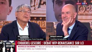 Eric Coquerel face à Roland Lescure sur LCI  industrie fiscalité des entreprises dette salaires [upl. by Charley]