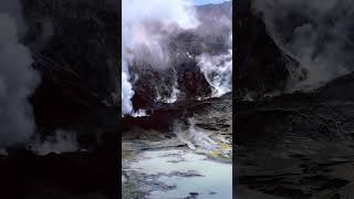 4k UHD Incredible volcanic landscape on Whakaari White Island New Zealand 1 whakaari whiteisland [upl. by Indyc]