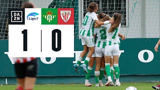 Real Betis Féminas vs Athletic Club 10  Resumen y goles  Highlights Liga F [upl. by Seldon]