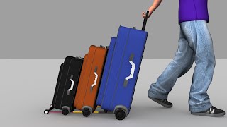 Luggage Buddy  Multiple Suitcase Attachment Invention [upl. by Samul]