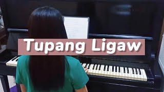 Tupang Ligaw  Piano Instrumental with Lyrics [upl. by Eiramanig139]