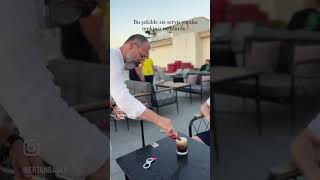 Çok profesyonel ve rahat 🥴😅 garson barchefs cocktail drink bartender barmen restaurant [upl. by Chaunce]