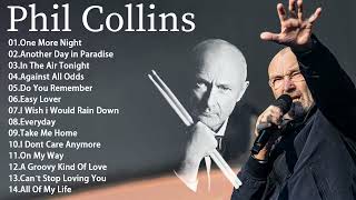 Phil Collins Greatest Hits Best Songs Of Phil Collins  One More Night Another Day in Paradise [upl. by Ynaffet]