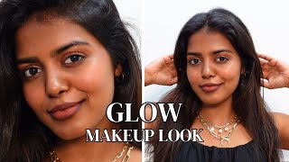 Easy summer makeup tutorial  Glowy look  தமிழ்  HARINI SI [upl. by Beller]