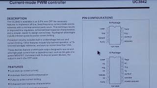 UC3842 3 4 5 Details for SMPS Power Supply Design Module [upl. by Aicnelav]