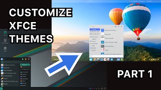 Full Customize Manjaro XFCE Theme  Part 1  Change Whisker Menu [upl. by Aneehsak]