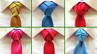 8 Best tie knots for Wedding and Festive events  How to tie a necktie [upl. by Leena549]