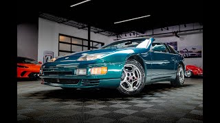 1996 Nissan 300ZX Turbo Low miles Twin Turbo V6 Cobalt Green Pearl Paint [upl. by Aliak]