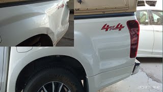 How to repair dent  ISUZU DMAX2019 [upl. by Clary]