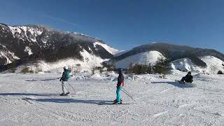 Slope 5 in Jasna ski resort with a few stops to enjoy the view [upl. by Bodi]