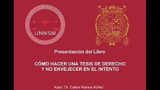 Presentación libro Carlos Ramos Nuñez [upl. by Corneille678]