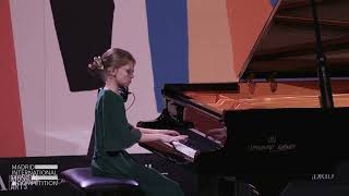 Zuzanna Wojdak  Madrid International Piano Competition  Final Category A [upl. by Ecikram]