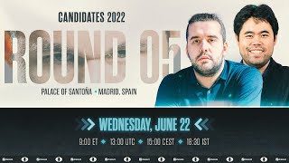 FIDE Candidates 2022  Round 5  Magnus Carlsen Judit Polgar Jan Gustafsson amp David Howell [upl. by Gonsalve11]