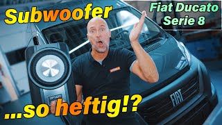 Fiat Ducato 8 mit Bass auch Ducato 9  Subwoofer nachrüsten  ARS24 [upl. by Ajnin]