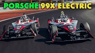 Porsche 99X Electric  Formula E Most Electrifying Racing Car Yet  Porsche 99X Electric Review [upl. by Asserat39]