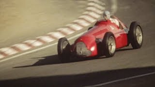 Fangio drives 159 Alfetta at 74 years 1985 Laguna Seca episode 201714 [upl. by Acinomahs]