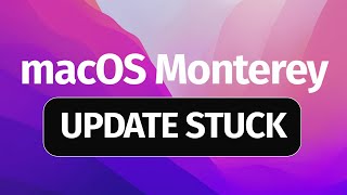 macOS Monterey Update Stuck  FIX [upl. by Elleira]