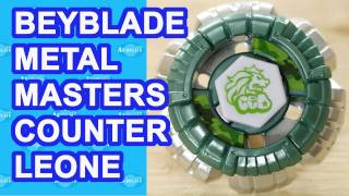 Beyblade Metal Masters Counter Leone BB04 Beyblade Review Unboxing [upl. by Notnats]