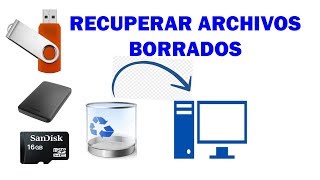 Como recuperar archivos de una USB o del PC Gratis [upl. by Surdna]