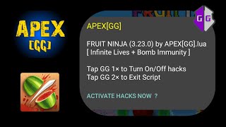 FRUIT NINJA lua script for Enhanced GamePlay with GameGuardian [upl. by Rellim]